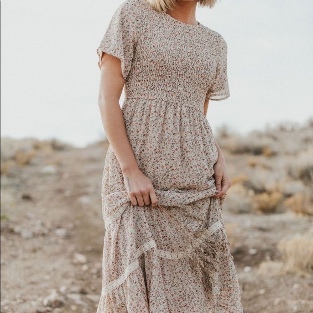 Floral Smocked Dress from Henly Boutique